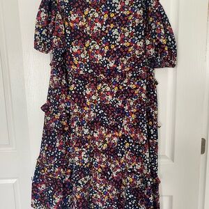 Whimsical Tiered Floral Maxi Dress